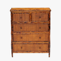 Tortoise Bamboo Tall Chest