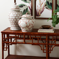 Tortoise Pagoda Console Table Styled - Dear Keaton
