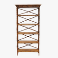 Tortoise Bamboo English Bookcase