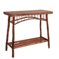 Tortoise Bamboo Occasional Table - angle view