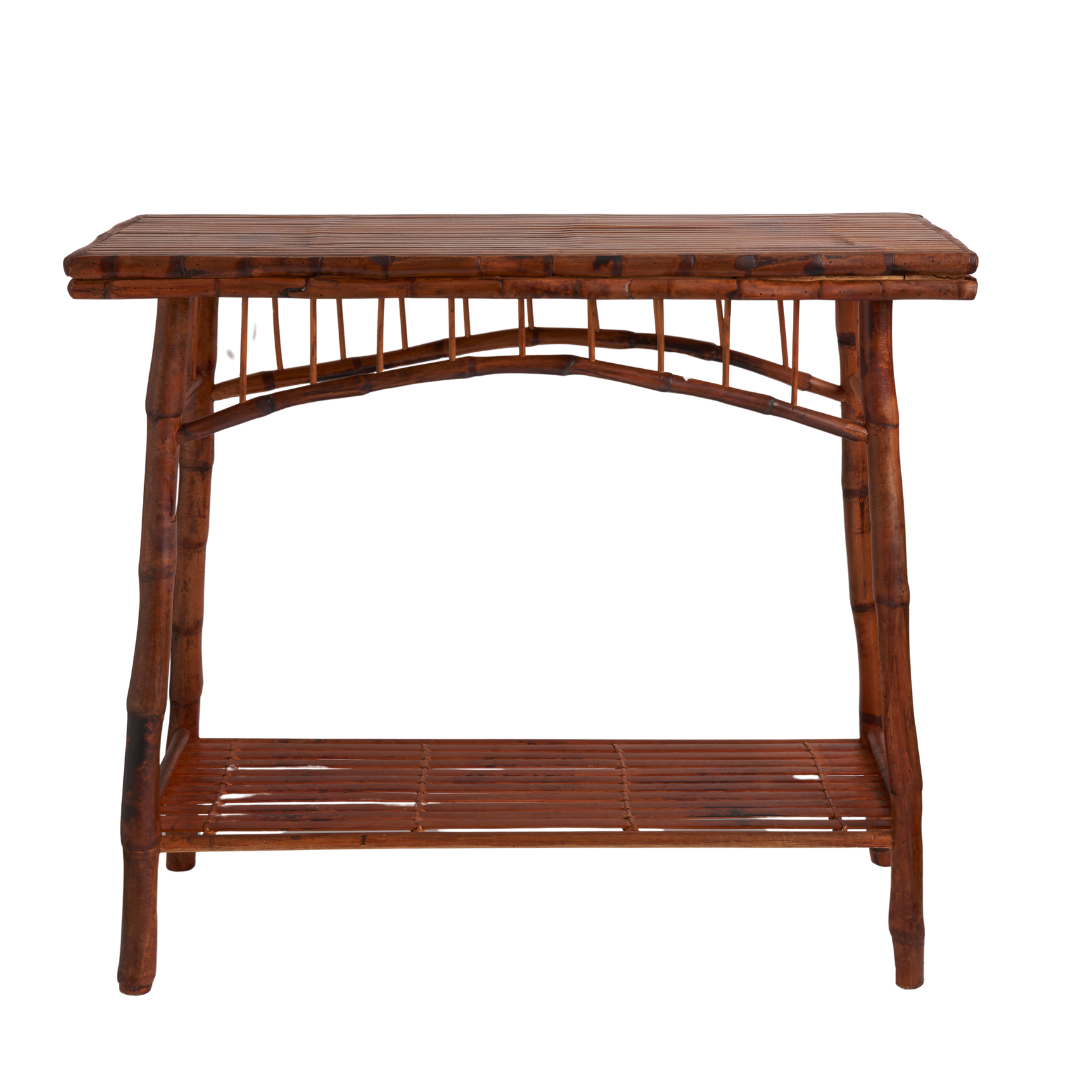 Tortoise Bamboo Occasional Table - rattan