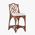 Tortoise Chippendale Counter Stool