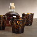 Tortoise Tumbler Glass Set - set of six