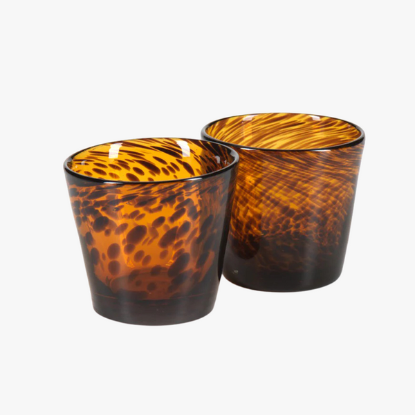 Tortoise Tumbler Glass Set