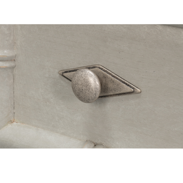 Tortuga White Chest - pewter hardware