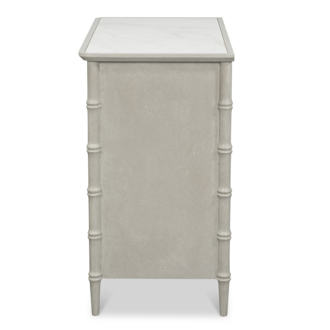 Tortuga White Chest - side view