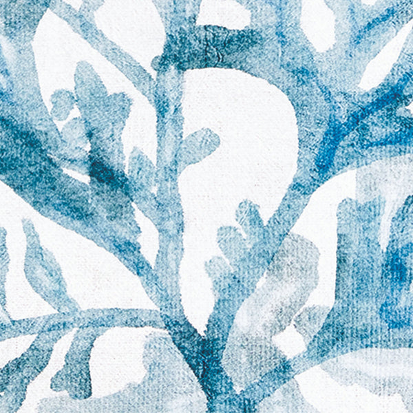 Translucent Blue Coral Framed Print - watercolor closeup