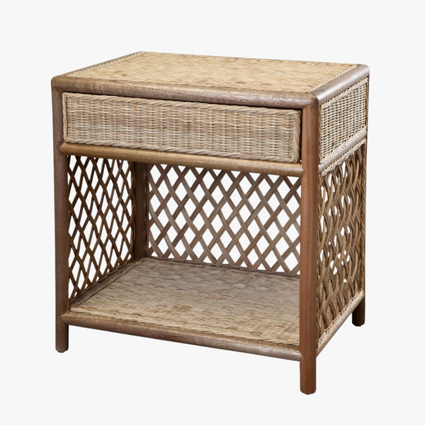 Trellis Bedside Table