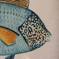Tropical Fish Framed Prints - blue fish closeup