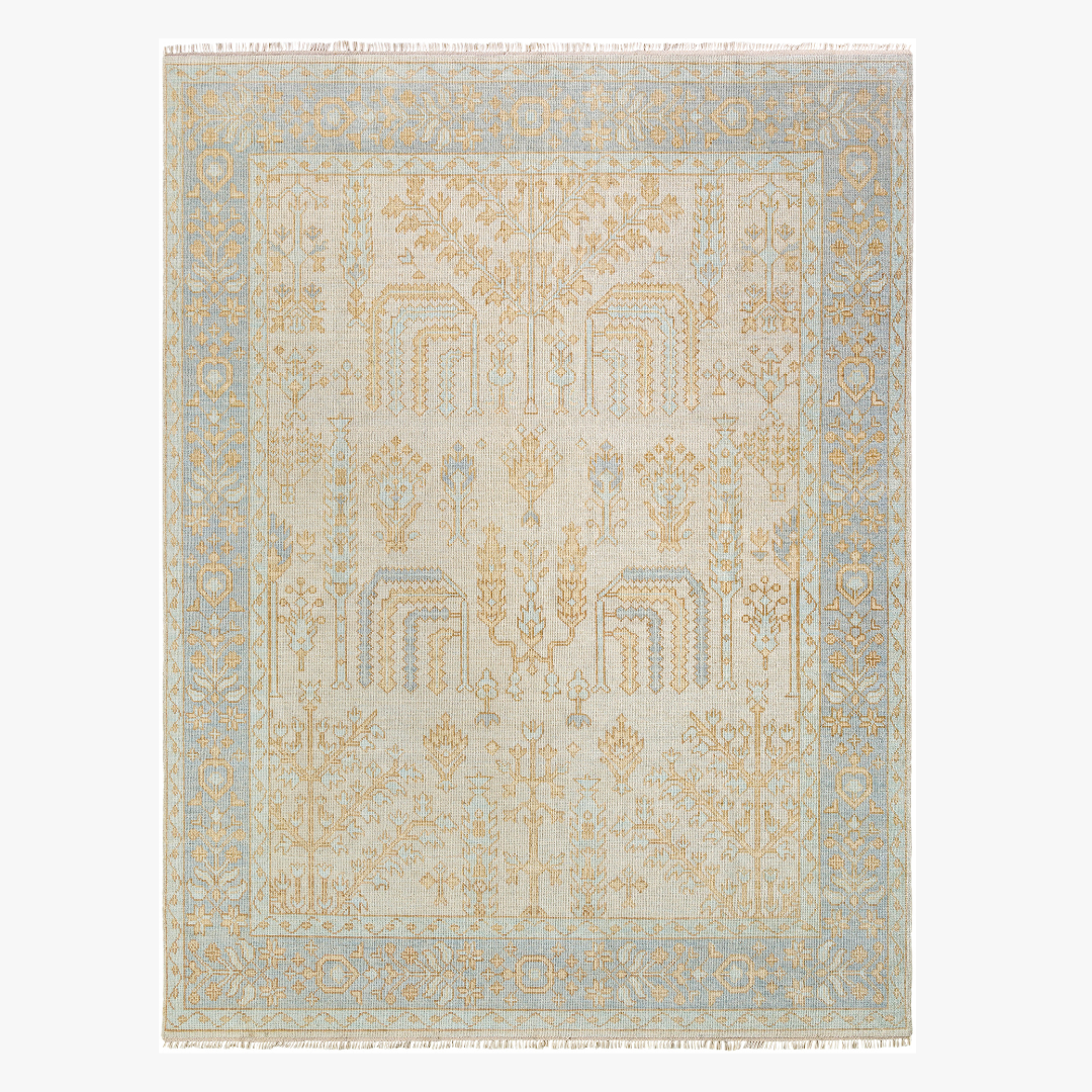 Uma Wool Rug - Designer Hand Knotted Wool Rugs - Dear Keaton