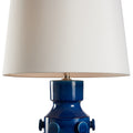 Ungaro Sea Blue Table Lamp shade closeup