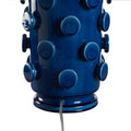 Ungaro Sea Blue Table Lamp texture closeup