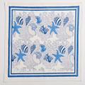 Sealife Napkin - Coral, Starfish, Crabs and  Shells
