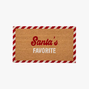 "Santa's Favorite" Doormat