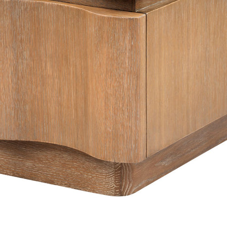 Breakers Oak Dresser corner detail