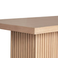Tatum Coffee Table Ribbed Details