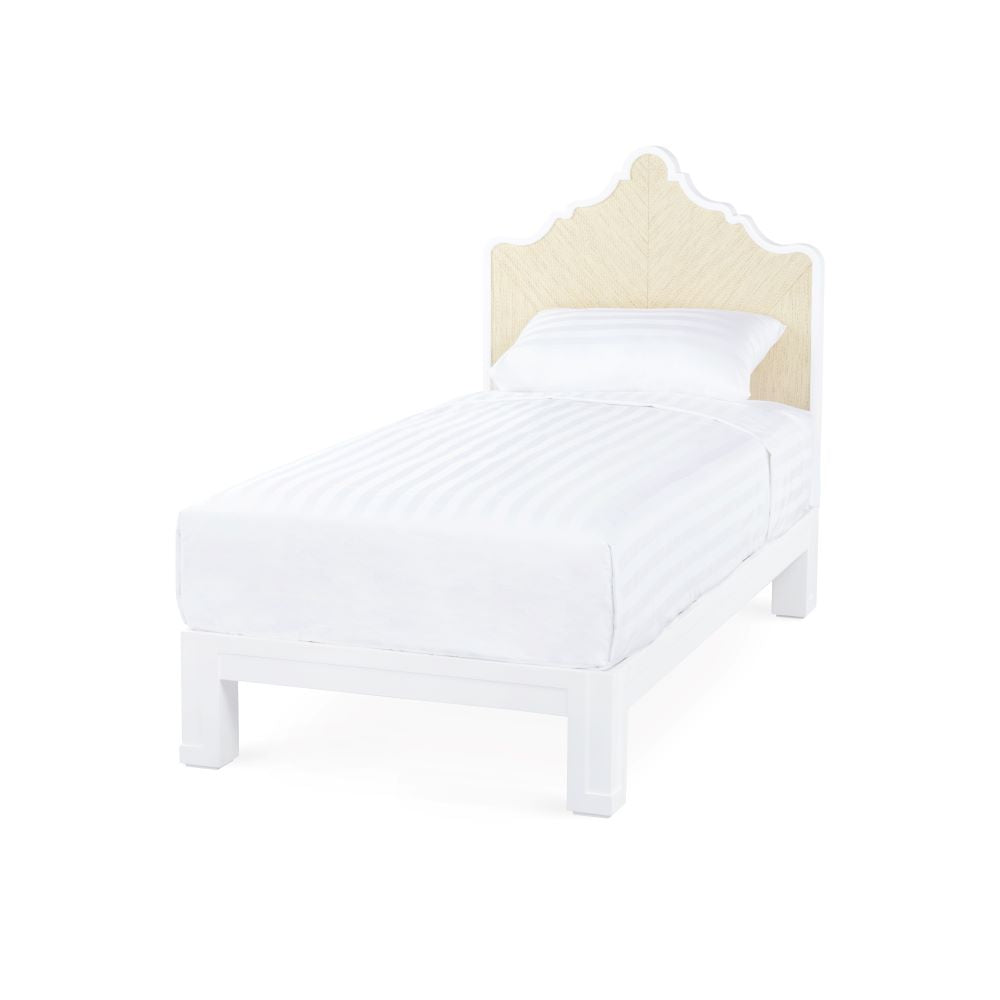 Valentina Grasscloth Twin Bed