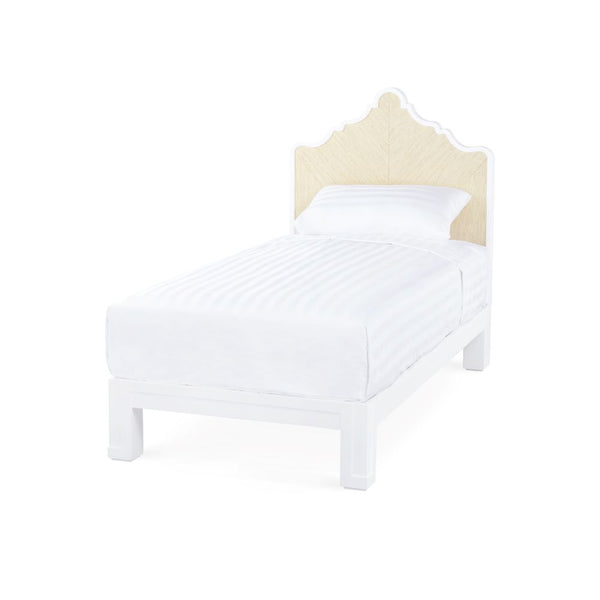 Valentina Grasscloth Twin Bed