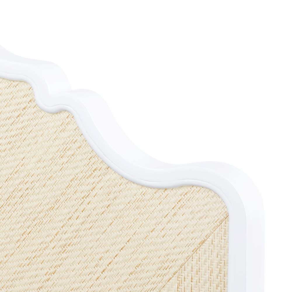 Valentina Grasscloth Bed closeup