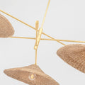 Viens Chandelier - Woven Rope Shades