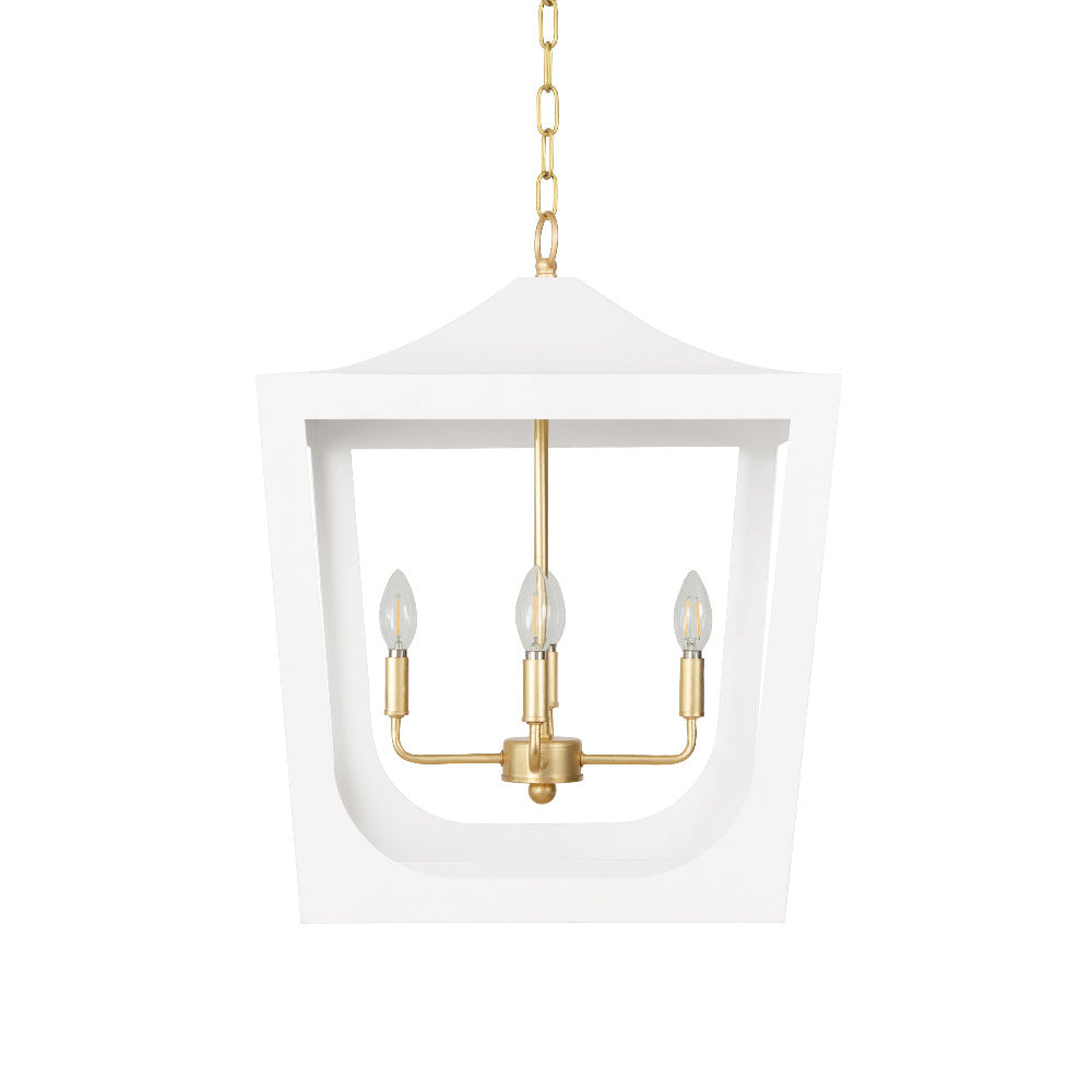 White Pagoda Lantern Pendant from Dear Keaton
