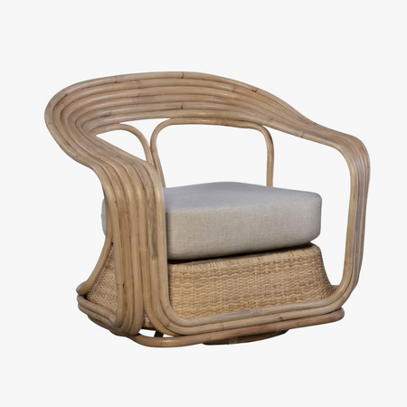 Waimea Rattan Swivel Chair