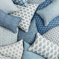 Walter G Azure and Tahoe Pillow Pile