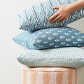 Walter G Sunbrella outdoor pillow stack