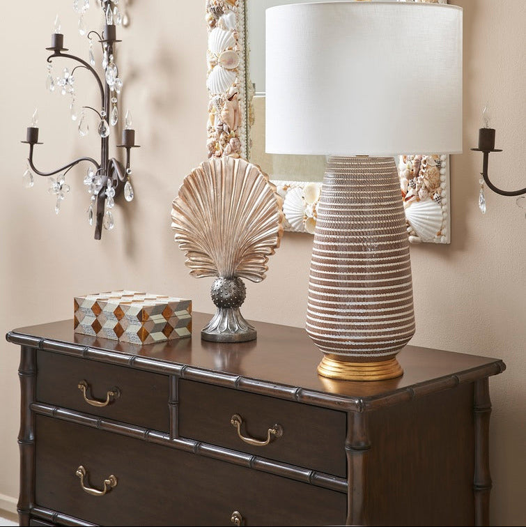 Warwick Chest styled with Hampshire lamp