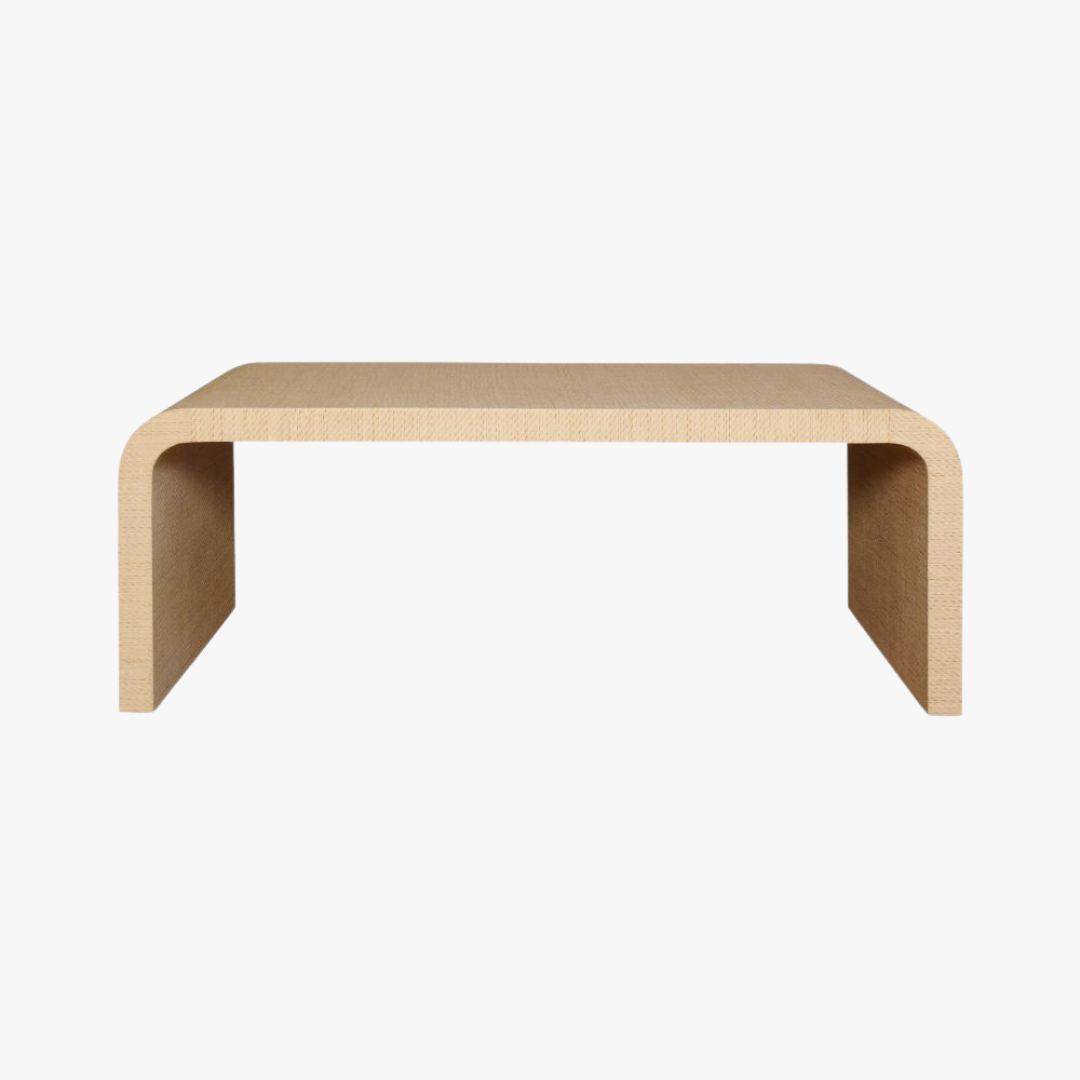 Waterfall Grasscloth Coffee Table by Dear Keaton