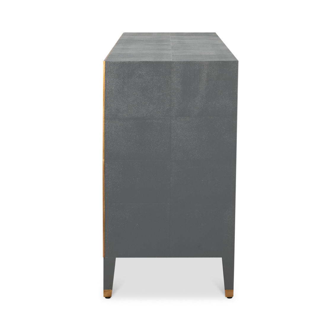 Gideon Slate Shagreen Dresser Side View