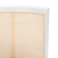Marais White Arm Chair Cane Details