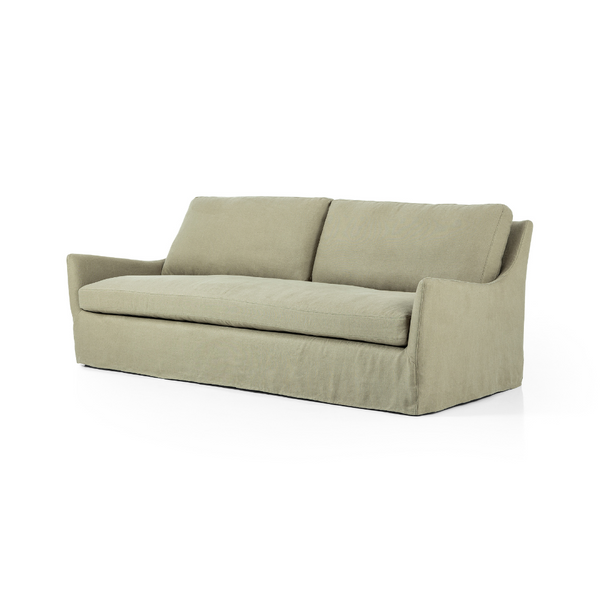 Moira Slipcover Sofa - Khaki Linen