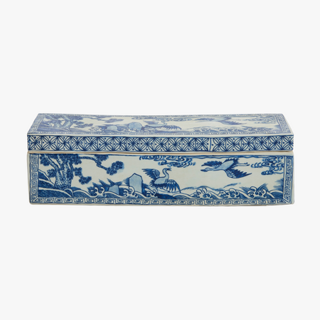 Blue Bird Porcelain Box