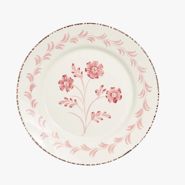 Casa Nuno Pink Flower Plate