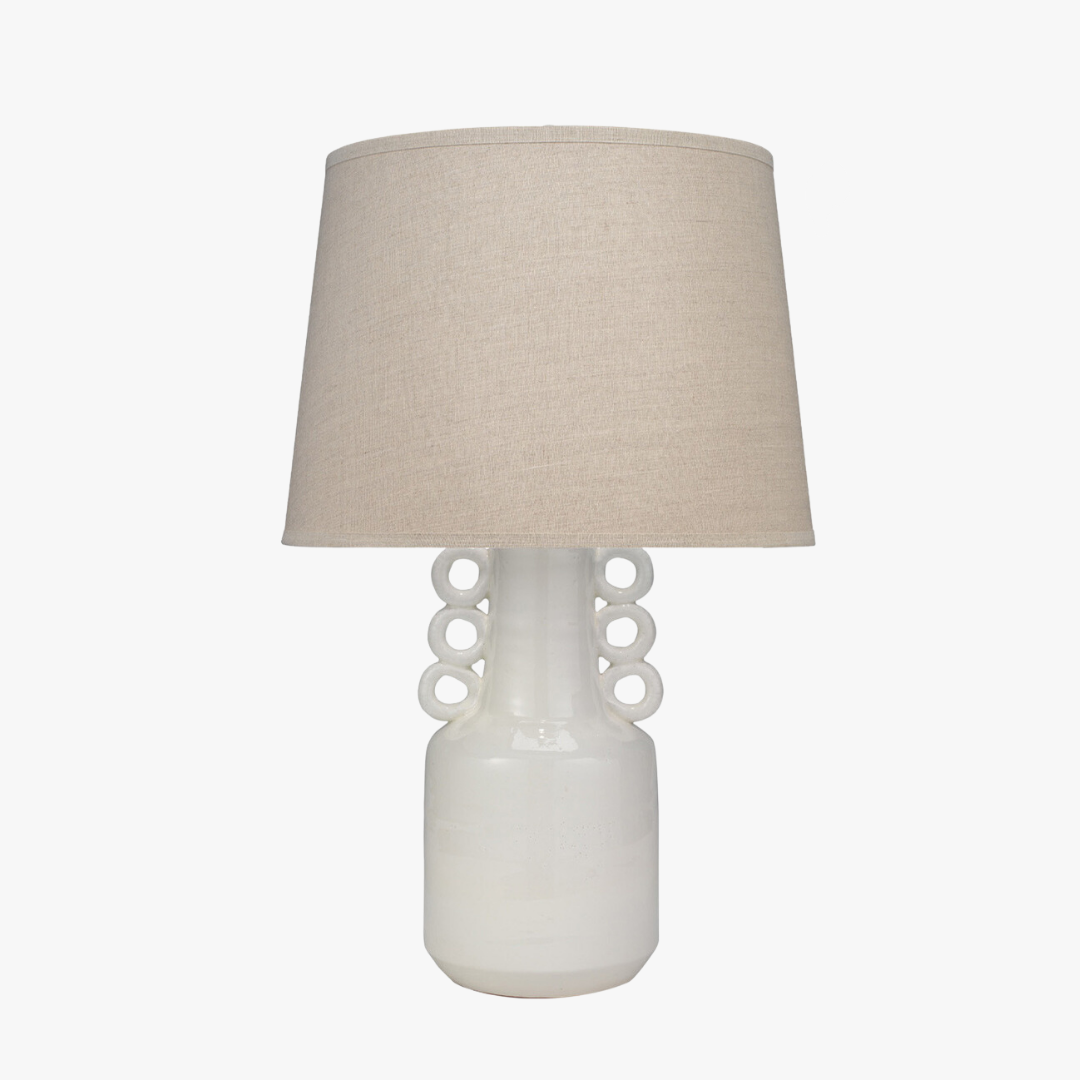 Lisbon White Ceramic Lamp