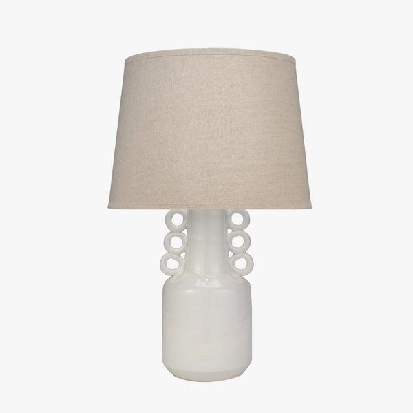 Lisbon White Ceramic Lamp