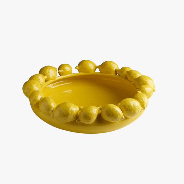 Ceramic Lemon Bowl - Yellow