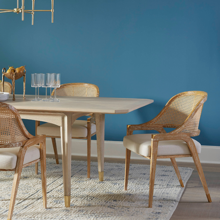 Pascal Cane Dining Chair Styled in Dining Room