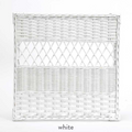 White Wicker Finish 