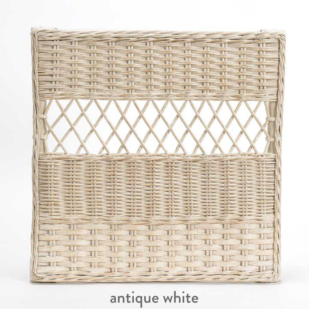 Antique White Wicker Finish 