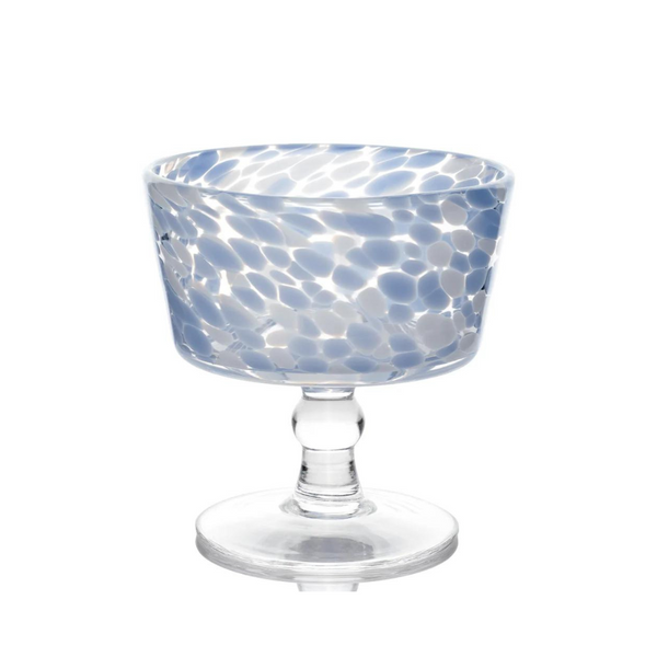 Torcello Blue Spotted Coupe Glass Set