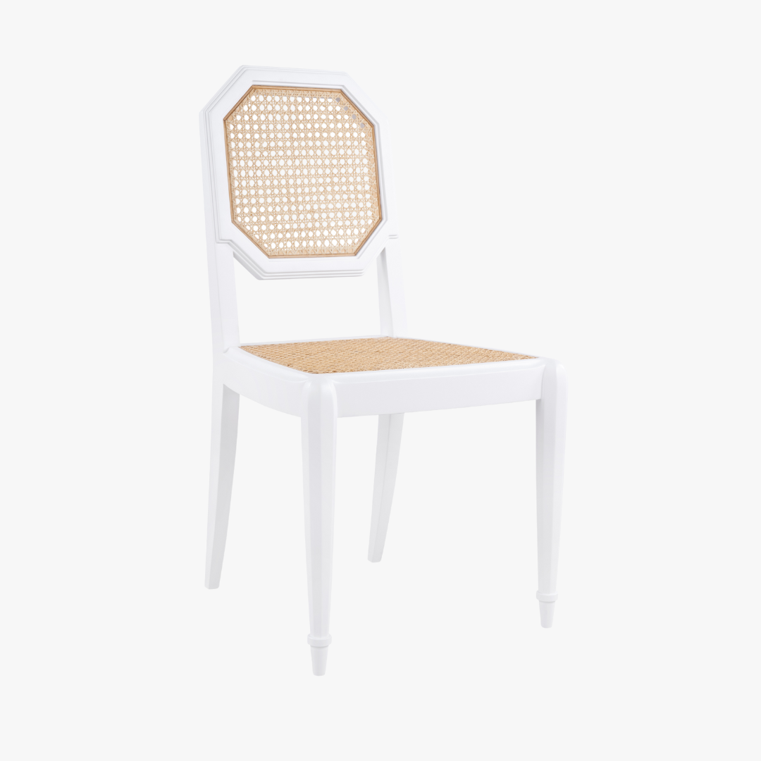 Cane woven Square Chair