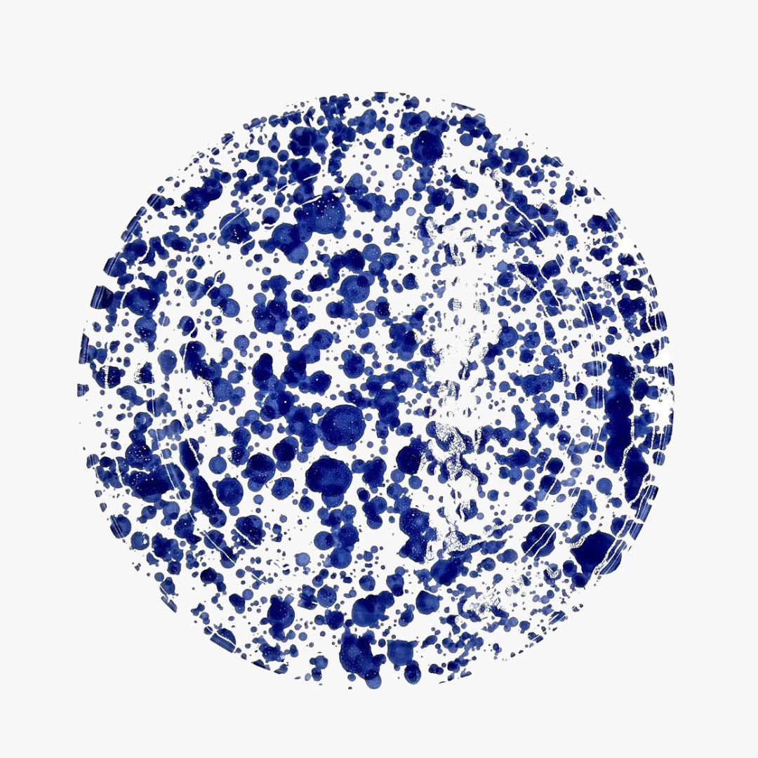 Taverna Cobalt Speckled Plate