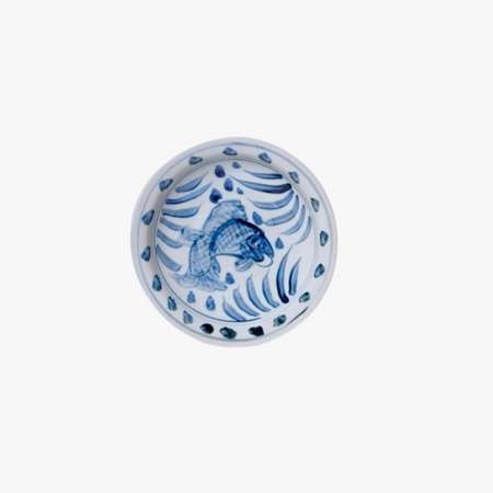 Blue and White Fish Trinket Dish