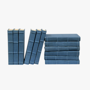 Blue Linen Book Set