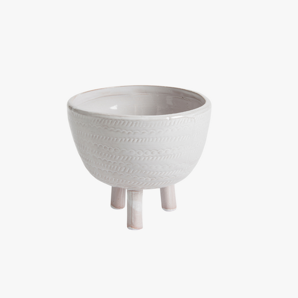 Three Leg Ceramic Bowl