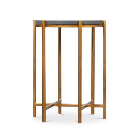 Slate Shagreen Accent Table from Dear Keaton