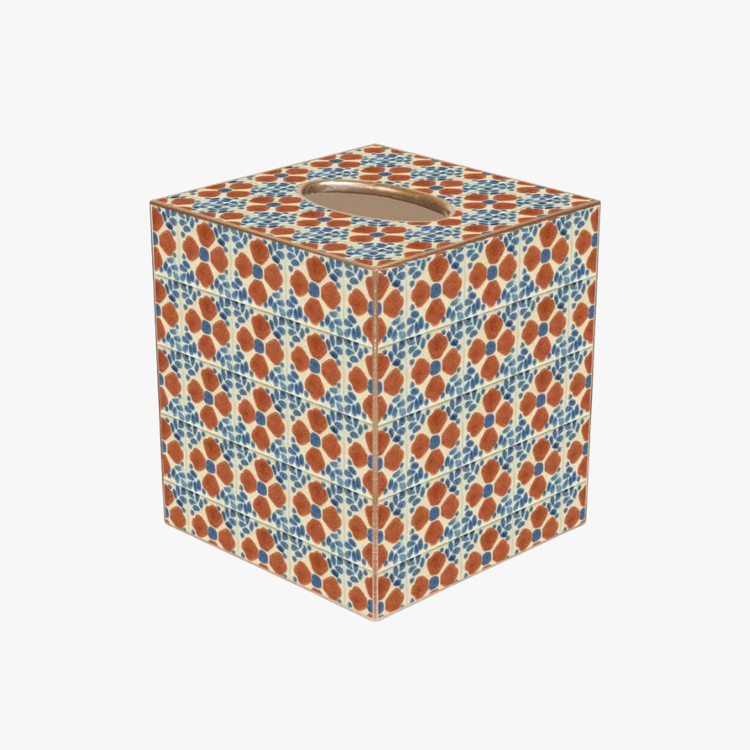 Oaxaca Tiles Tissue Box Cover - Decoupage Tissue Box - Dear Keaton