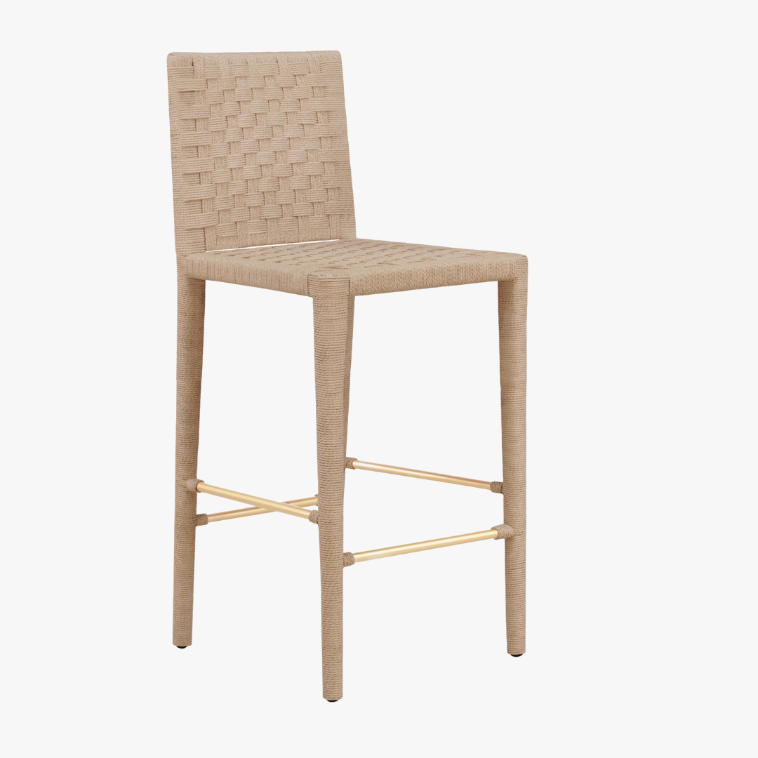 Barrow Basketweave Bar Stool by Dear Keaton